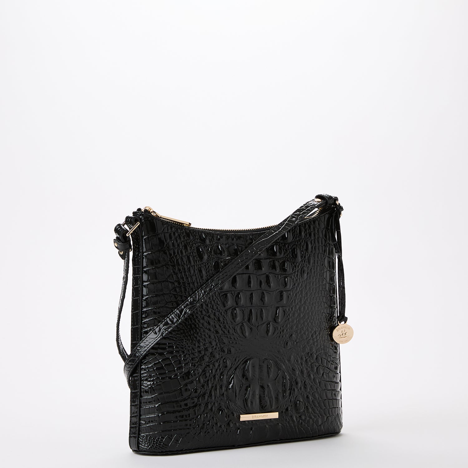 Brahmin Katie Crossbody Black Leather