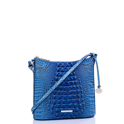 Electric Blue Ombre Melbourne Katie Crossbody Side View 
