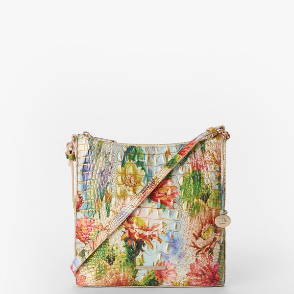 Katie Zip Top Crossbody Bag | Succulent Bloom | BRAHMIN