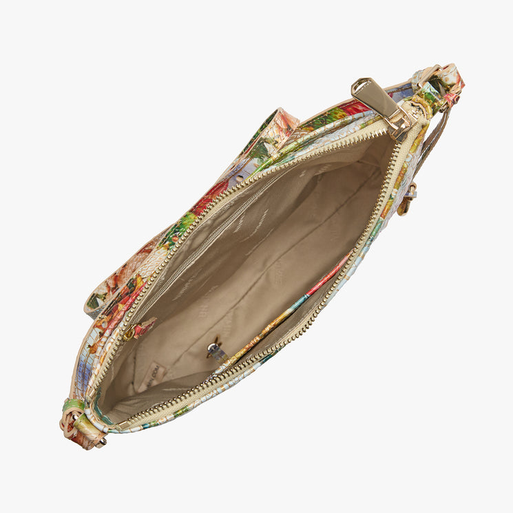 Succulent Bloom Melbourne Katie Crossbody Open Top View