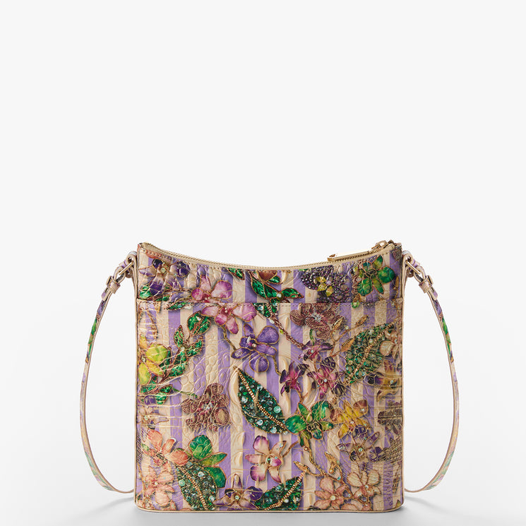 Pinstripe Petals Melbourne	Katie Crossbody Back View