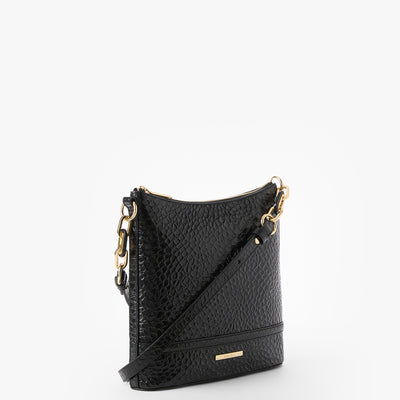 Black Hematite Katie Crossbody Side View 
