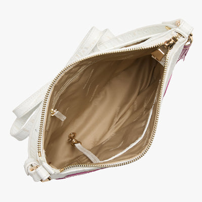 Sea Salt White Anabas Katie Crossbody Open Top View