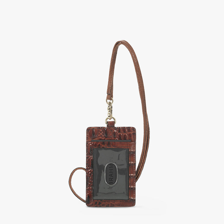 Pecan Melbourne Sawyer Lanyard Back View