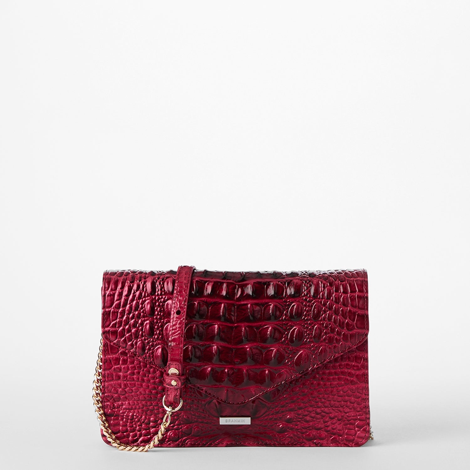 Brahmin Red store Croc Crossbody