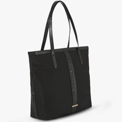 Black Stellvia Misha Tote Side View 