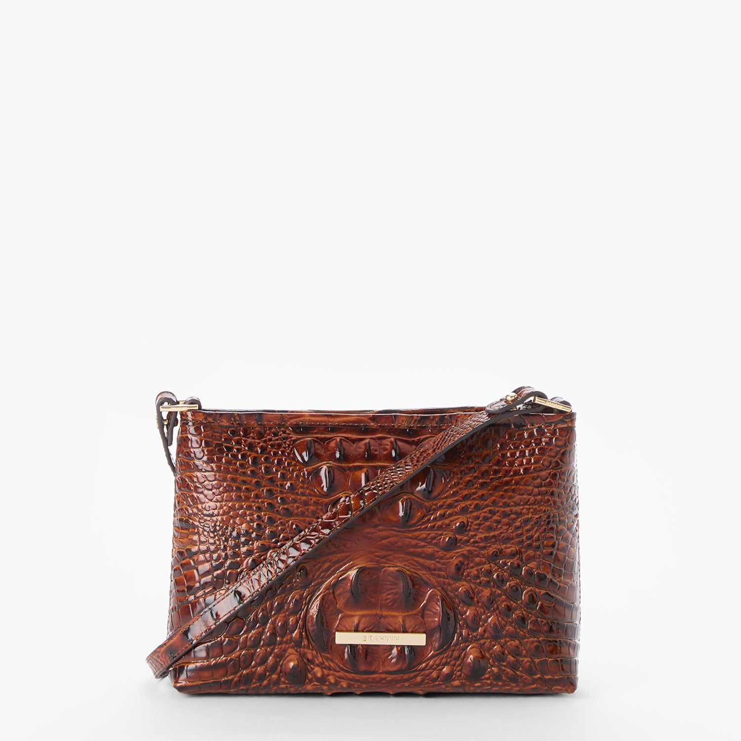Lorelei Leather Shoulder Bag | Pecan Melbourne | BRAHMIN