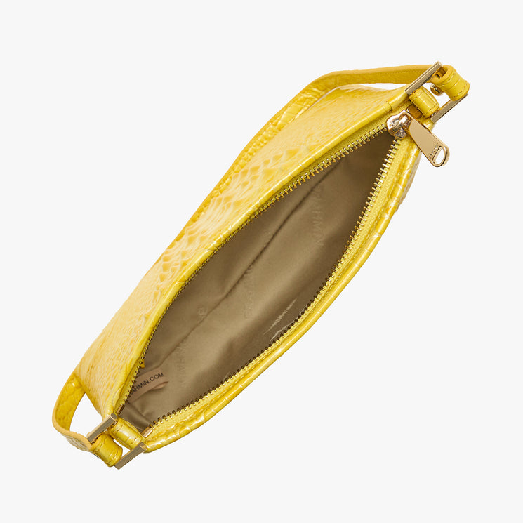 Vivid Yellow Melbourne Lorelei Shoulder Bag Open Top View