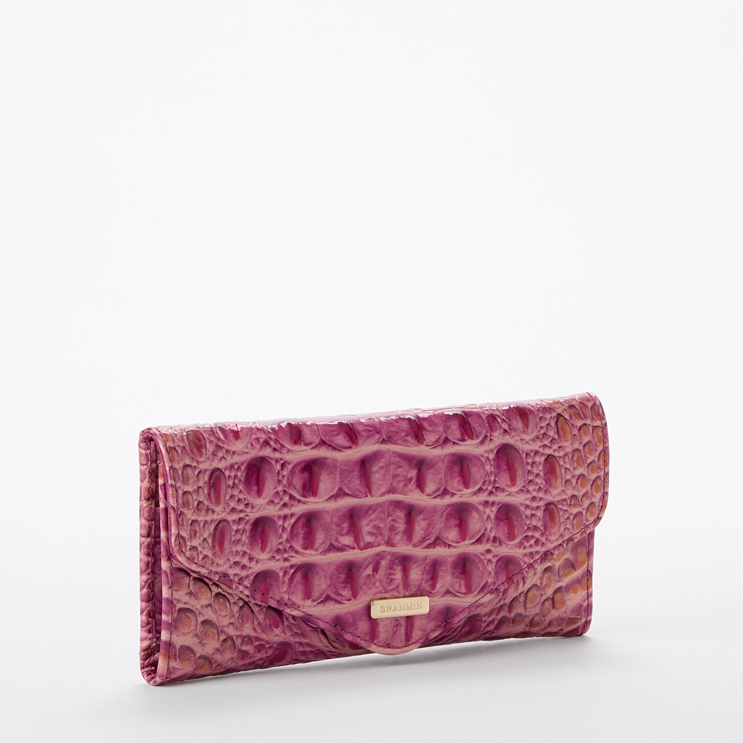 NWT BRAHMIN Hyacinth 2024 OMBRE MINI MELBOURNE VERONICA WALLET