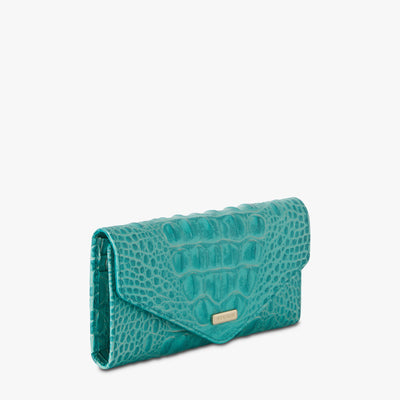 Mermaid Green Melbourne Veronica Wallet Side View 
