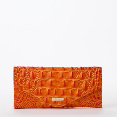 Veronica Mandarin Orange Melbourne Wallet Front View