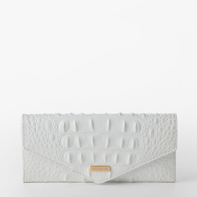 Sea Salt White Melbourne Veronica Wallet Front View