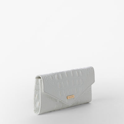 Sea Salt White Melbourne Veronica Wallet Side View