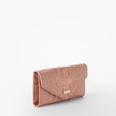 Rose Gold Melbourne Veronica Wallet Side View 
