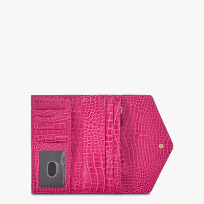 Paradise Pink Darlington Veronica Wallet Open Top View 
