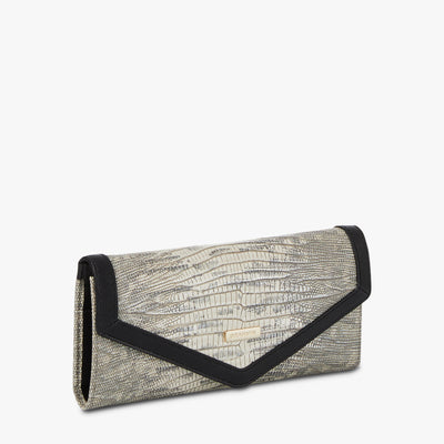 Fairest Grey Whitecap Veronica Wallet Side View 
