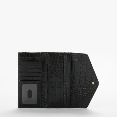 Black Rockaway Veronica Wallet Open Top View 
