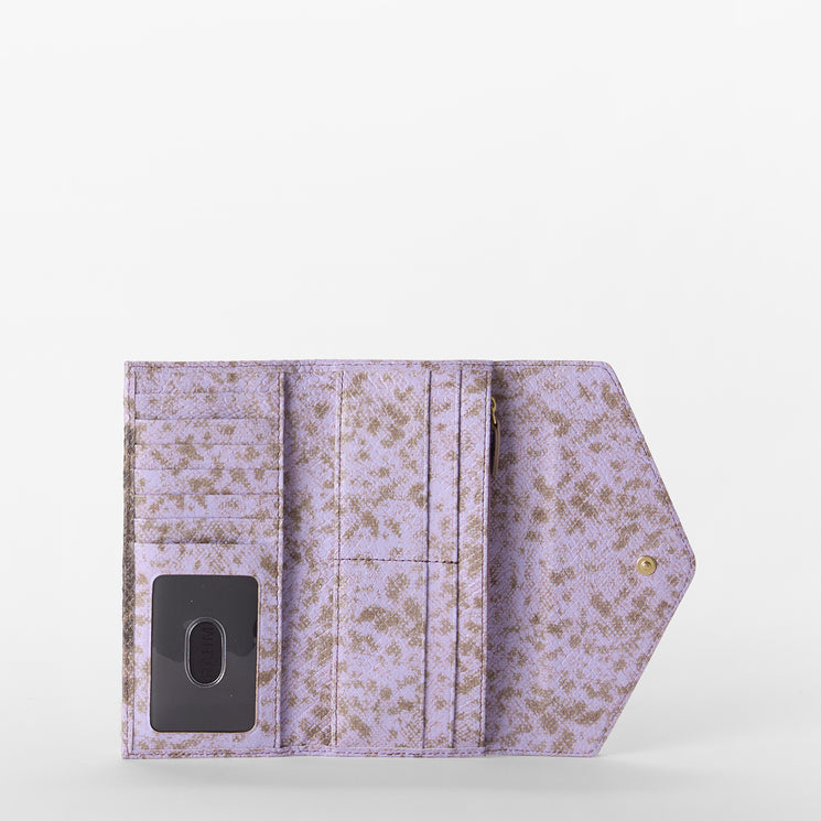 Sheer Lavender Cassatt Veronica Wallet Open View