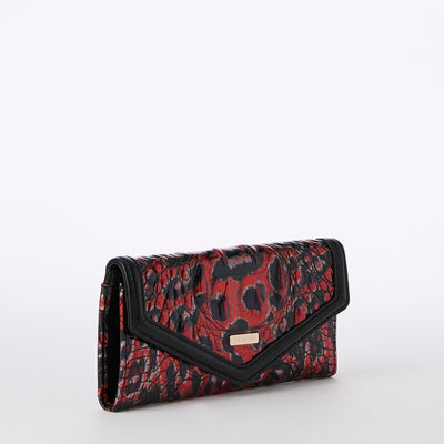 Red Leopardess Veronica Wallet Side View 