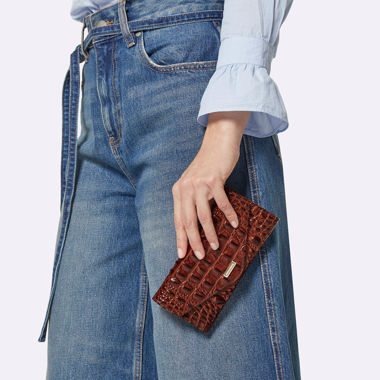 Pecan Melbourne Veronica Wallet Being Held 