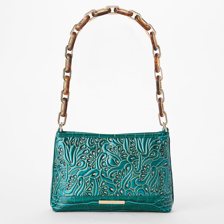 Jungle Jewel Cruise Mod Lorelei Shoulder Bag Front View With Strap