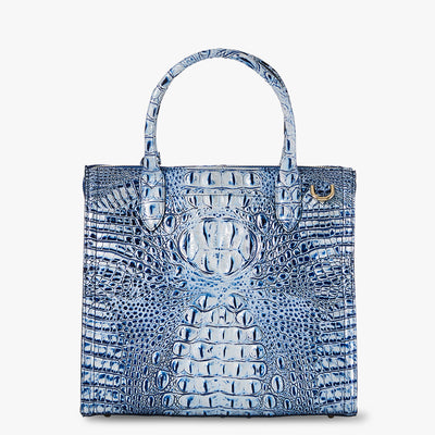 Coastal Blue Melbourne Caroline Satchel Back View 
