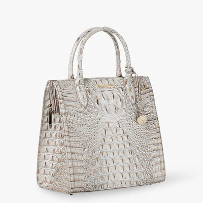 Fairest Grey Melbourne Caroline Satchel Side View 