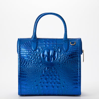 Caroline Cobalt Potion Melbourne Satchel Back View