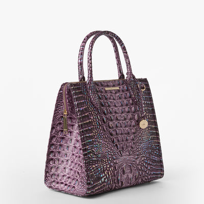 Passion Purple Melbourne Caroline Satchel Side View 