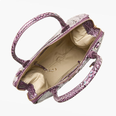 Passion Purple Melbourne Caroline Satchel Open Top View 