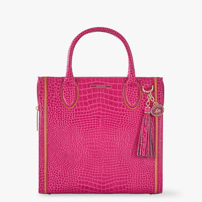 Paradise Pink Darlington Caroline Satchel Front View 
