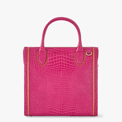 Paradise Pink Darlington Caroline Satchel Back View 
