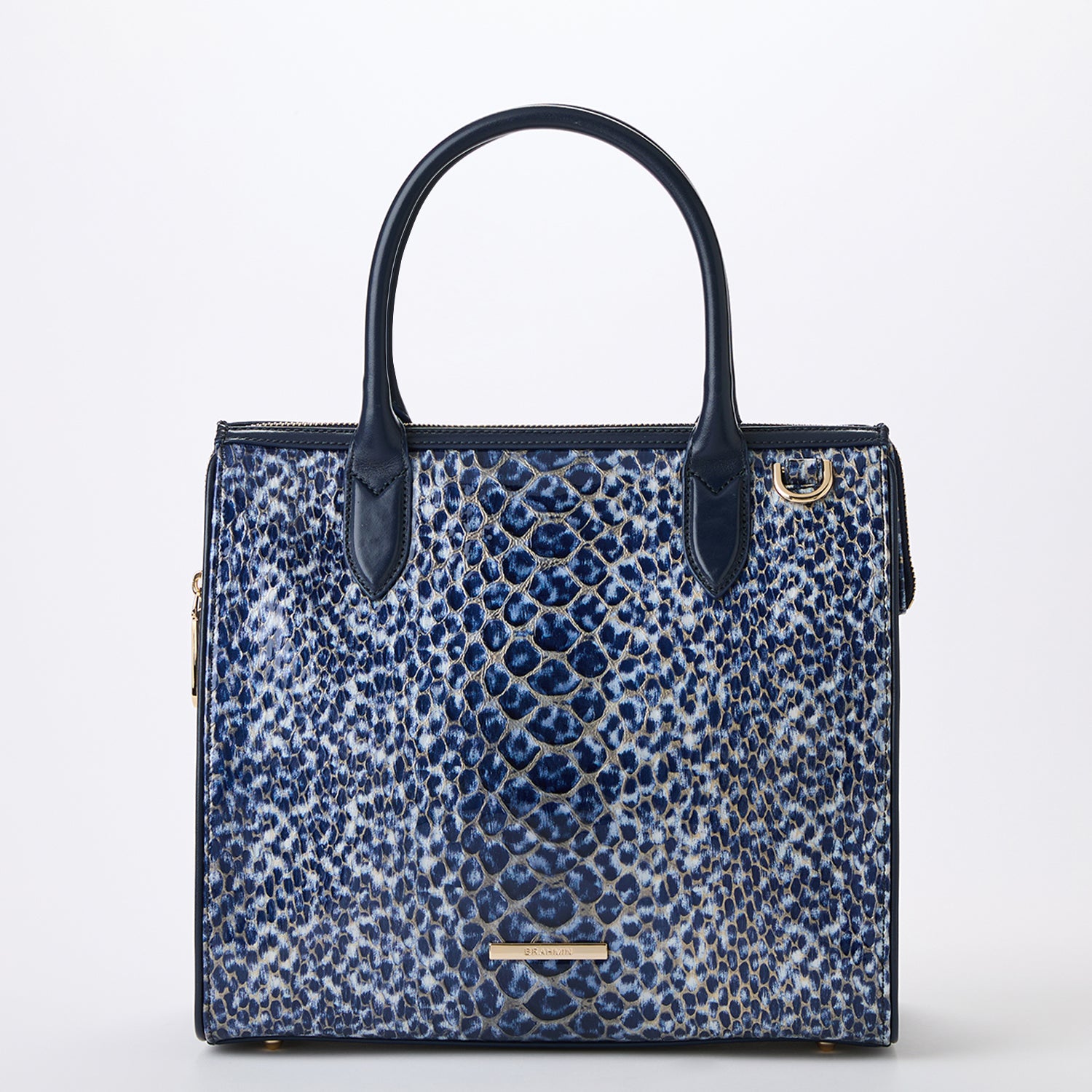 Brahmin Tote store in Melbourne Leather - Navy Blue