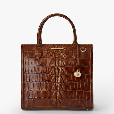 Chestnut Marana Caroline Satchel Front View 
