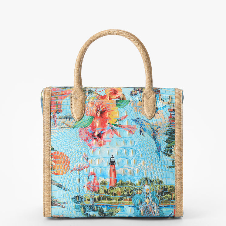 Multi Banner Caroline Satchel Back View 
