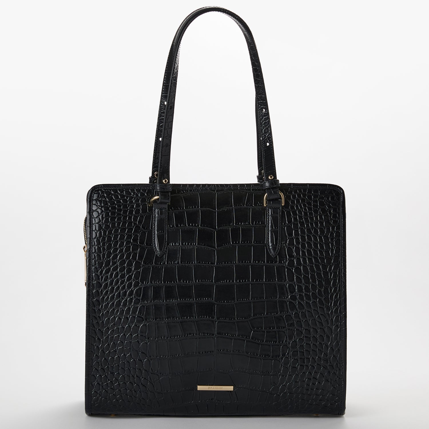 Brahmin Tia Tote Black Leather