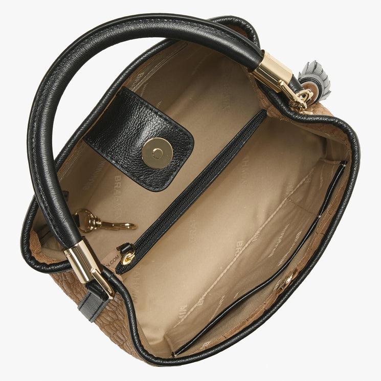 Latte San Lorenzo	Mini Amelia Crossbody Open Top View