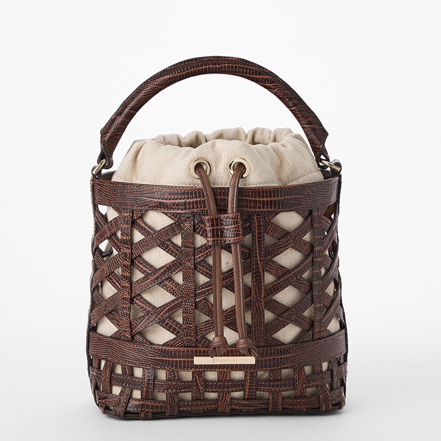 brahmin backpack mini Black Melbourne Dartmouth crafted with care for maximum comfort Mini Amelia | Chestnut Bahia