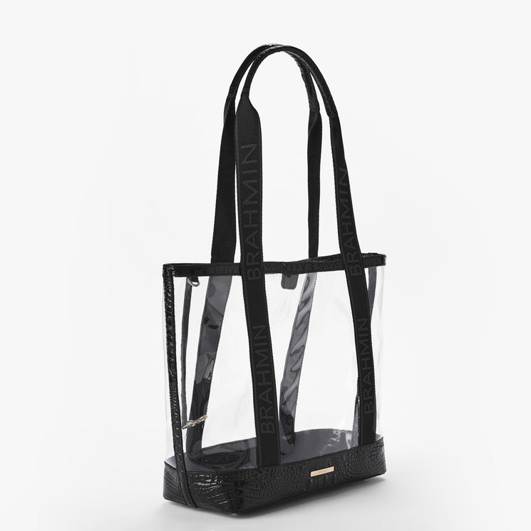 Black Seagate Brooke Tote Side View 
