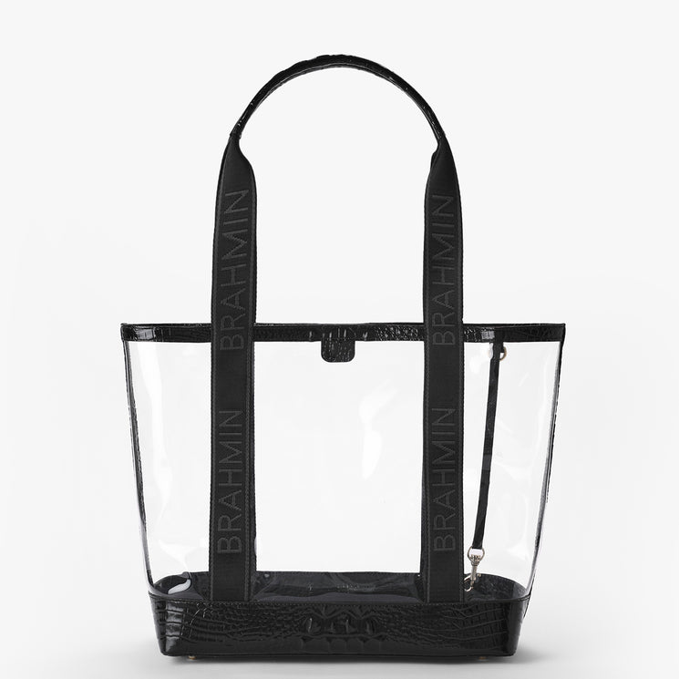 Black Seagate Brooke Tote Back View 