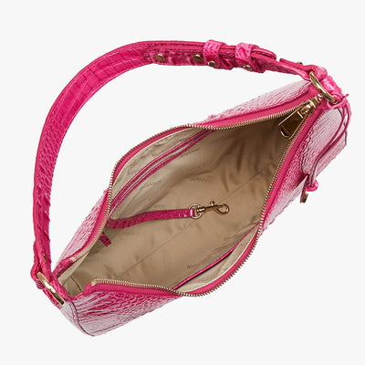 Paradise Pink Melbourne Tabitha Shoulder Bag Open Top View 
