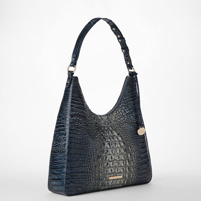 Twilight Blue Ombre Melbourne Tabitha Shoulder Bag Side View 
