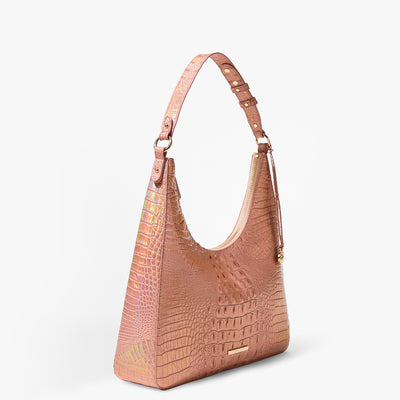 Rose Gold Melbourne Tabitha Shoulder Bag Side View 