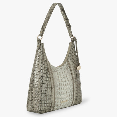 Fairest Grey Breakwater Tabitha Shoulder Bag Side View 