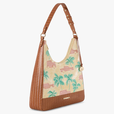 Honey Brown Copa Cabana Tabitha Shoulder Bag Side View 
