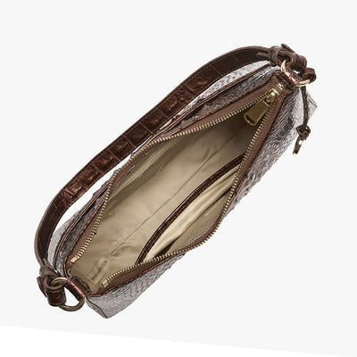 Ganache Ombre Melbourne Esme Shoulder Bag Open Top View 