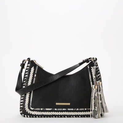 Black Blazer Esme Shoulder Bag Front View 
