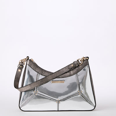 Chrome Tamar Esme Shoulder Bag Front View 
