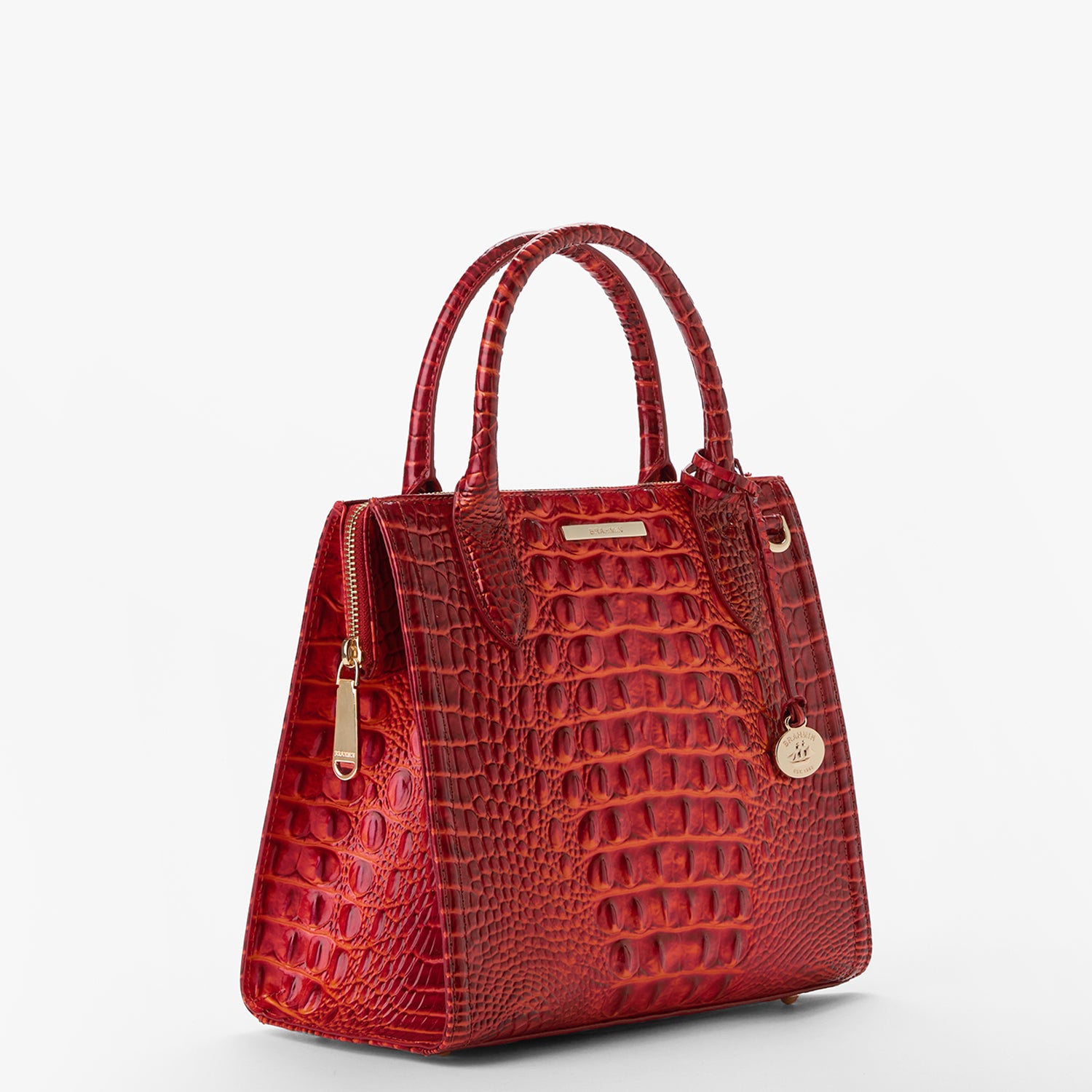 Brahmin outlet Red Croc Crossbody