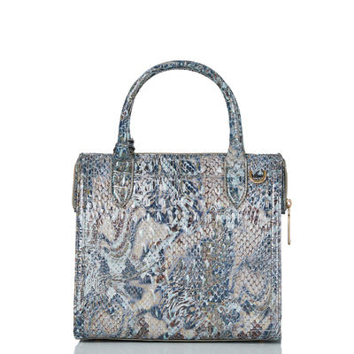 Icy Python Melbourne Small Caroline Satchel  Back View 